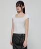 Peulleeoeob Lace Sleeve Top (Fl-112_White)