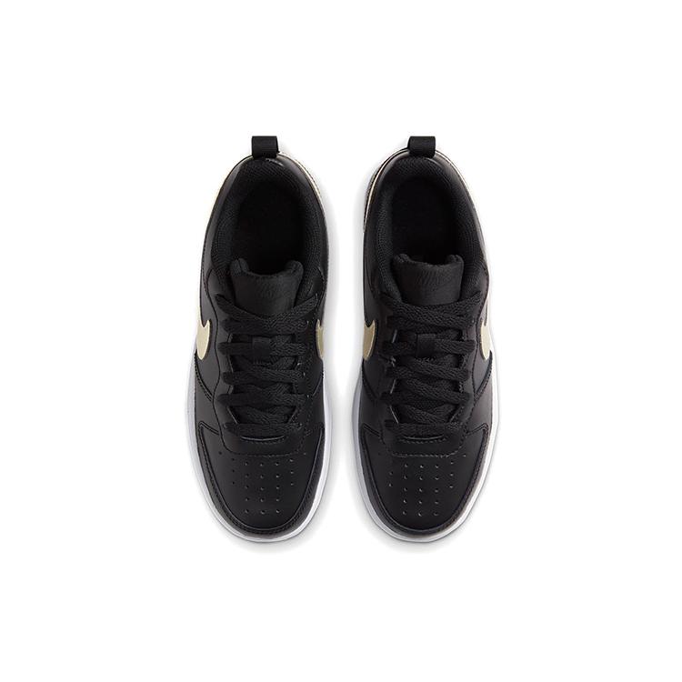 Nike Court Borough Low 2 'Black Gold' GS BQ5448-011