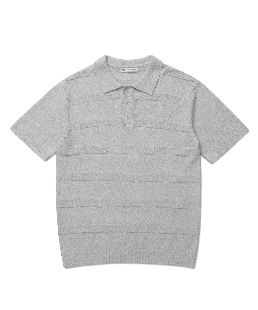 CONNECT KINLOCH [2Pack] Terry Button Collar Short Sleeve Knit (6 Colors)