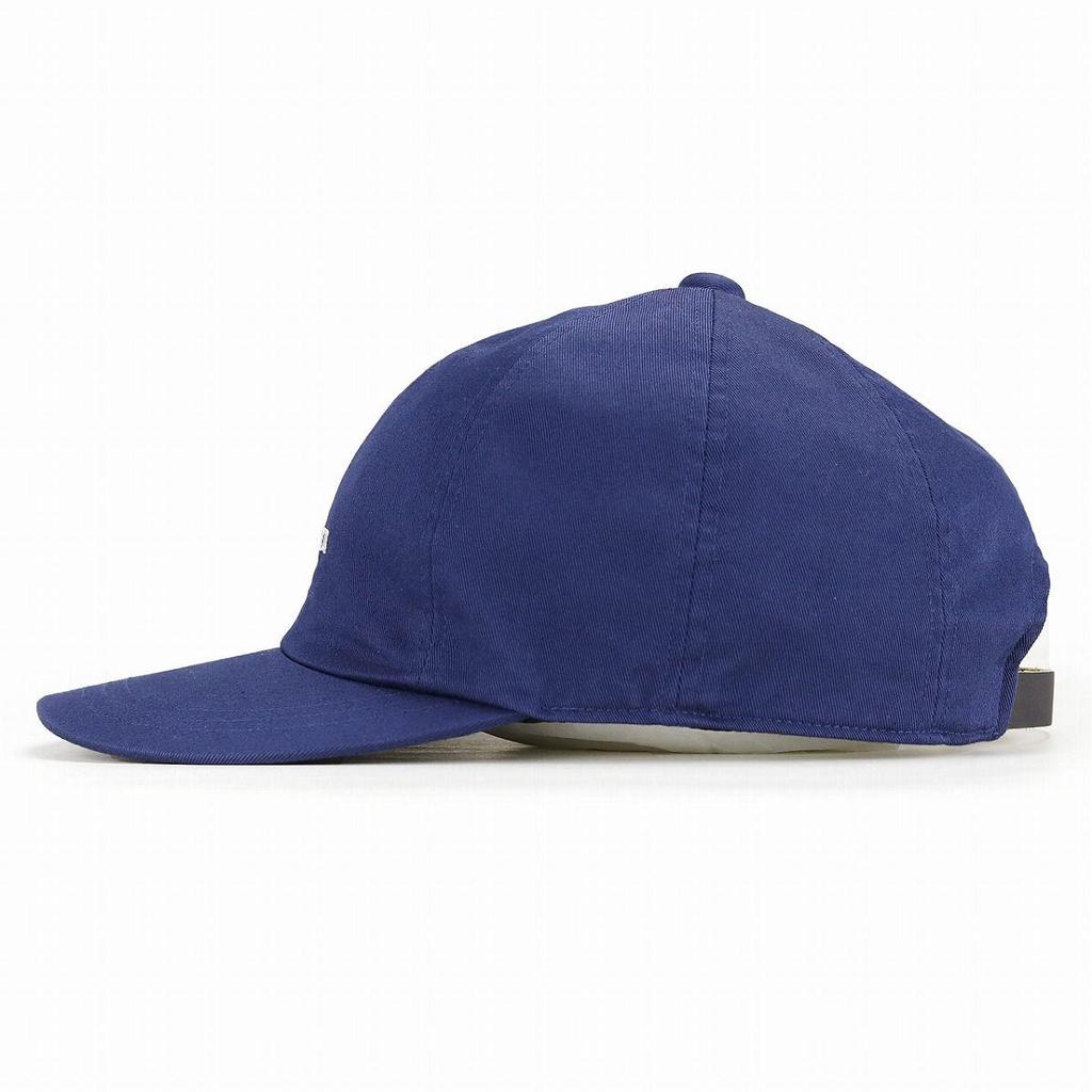 Used STETSON Royal Hat Men's Mini Logo Cap Made In Japan Cowhide Belt Logo Cap Women's 8-Way Cap Spring/Summer Coolmax Navy Blue [TB]