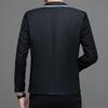 Dar Kesim Erkek Blazer Renk Blok Tek Düğmeli İlkbahar Sonbahar Erkek Günlük Takım Ceket Düğünler Damat Blazer Ceket