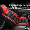 1 pezzo Coprisedile Auto Universale in Pelle PU Premium Tappetino Protettivo per Tutte le Stagioni con Morbido Cuscino Coprisedile Pacchetto Completo