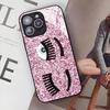 Hot Ferragnies Eyes Chiara Phone Case for Iphone 16 15 14 12 11 13 Pro Max Mini X Xr Xs Se 8 Puls glass Cover