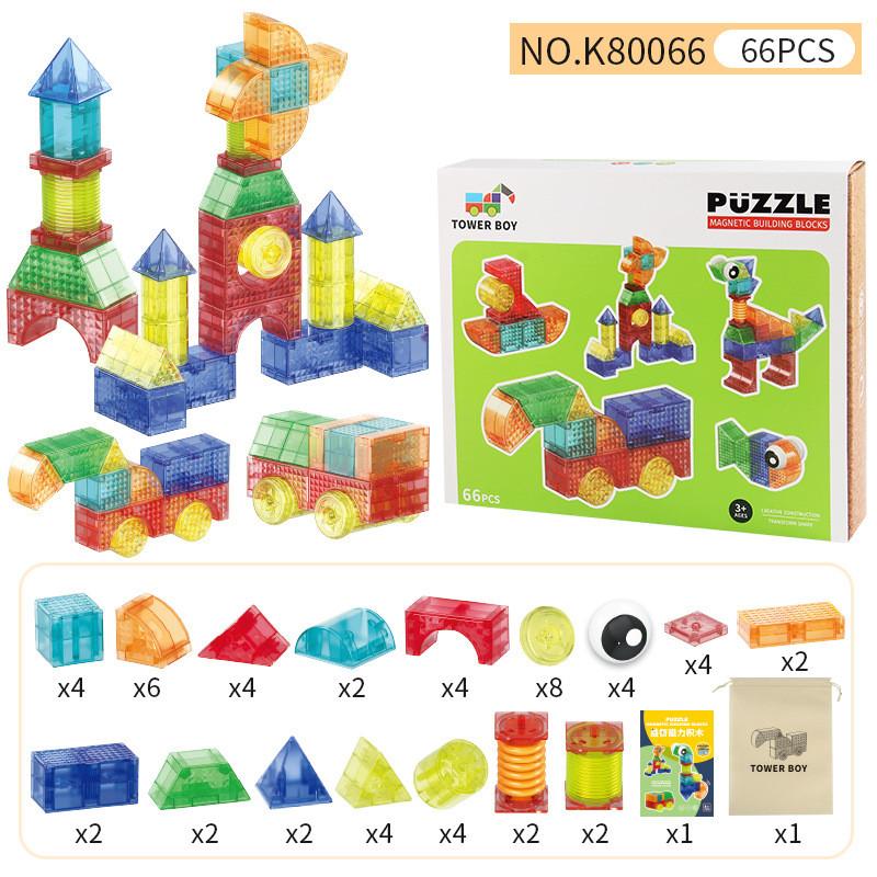 Magnetic Geometry Blocks For Kids With Abs Material And Multiple Construction Options For Learning