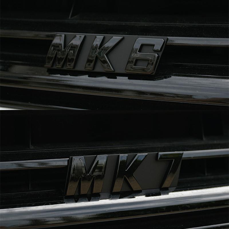 AABLD1 Car Front Grille Emblem Badge Decals Sticker For VW GOLF 6 7 MK6 MK7 MK7.5 2008-2018 Volkswagen Car Styling Accessories