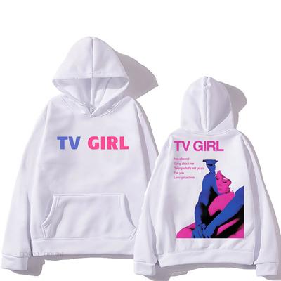TV Girl Mikiny s kapucňou Harajuku Ležérna Retro Mikina na Jeseň/Zimu Fleecové Oblečenie Sudaderas Hoody