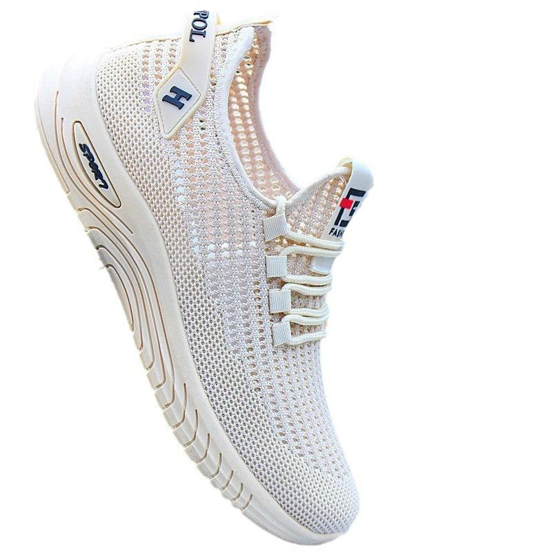 Hollow Shoes for Men's Lightweight Soft Sole Casual Sneakers for Summer Men's Mesh Shoes Comfortable Breathable Mesh Shoes