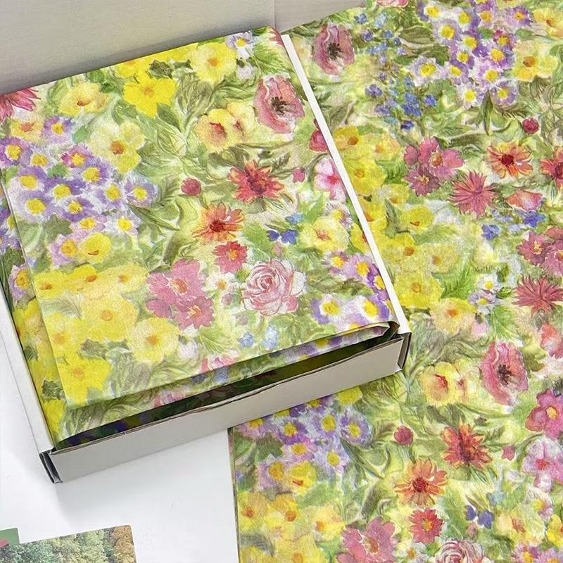 10pcs Tissue Paper Snow Pear Paper Gift Wrapping Paper Flower Bouquet Packaging Paper DIY Handmade Wedding Valentine's Day Gift