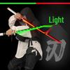 Glow Sword Anime Demon Slayer Nichirin Cosplay Prop Toy for Kids - Laser & Wooden Variants