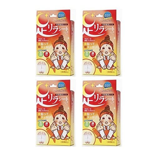 

Foot Relax Sheets, Chili Pepper, 30 Sheets x 4 Boxes