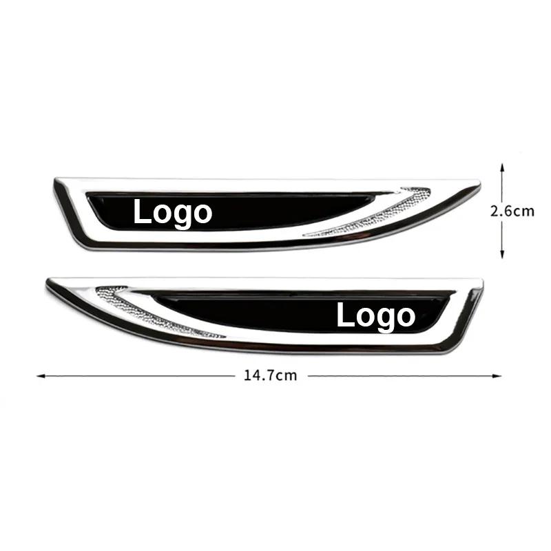 AAAPH1 Complete Exterior Decor Set 2Pcs Metal Car Body Stickers Fender Side Emblem Badge Kit For BMW M6 M5 E53 E83 E90 E91 E65 E60 F25