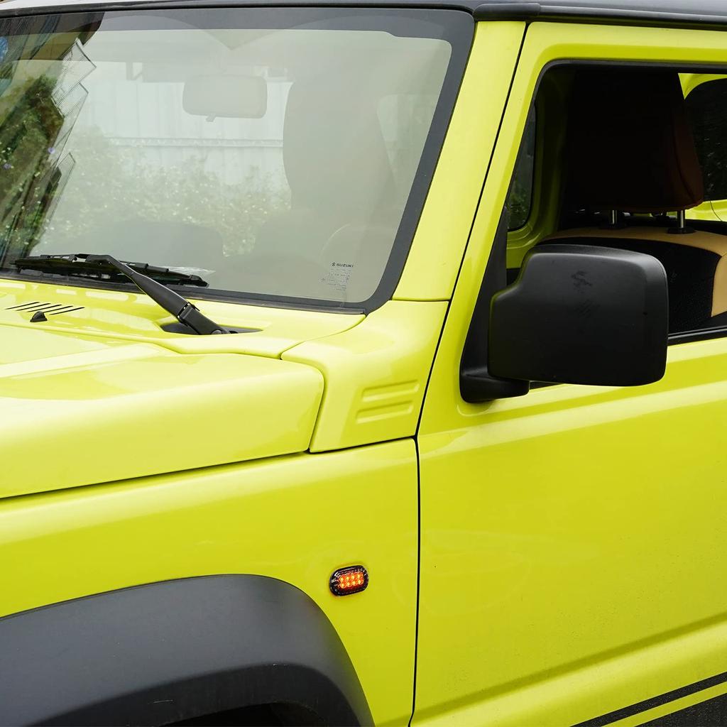 Chiku Suzuki Jimny JB64W JB74W LED Side Turn Signals, Side Marker Lights, Smoke Lenses,