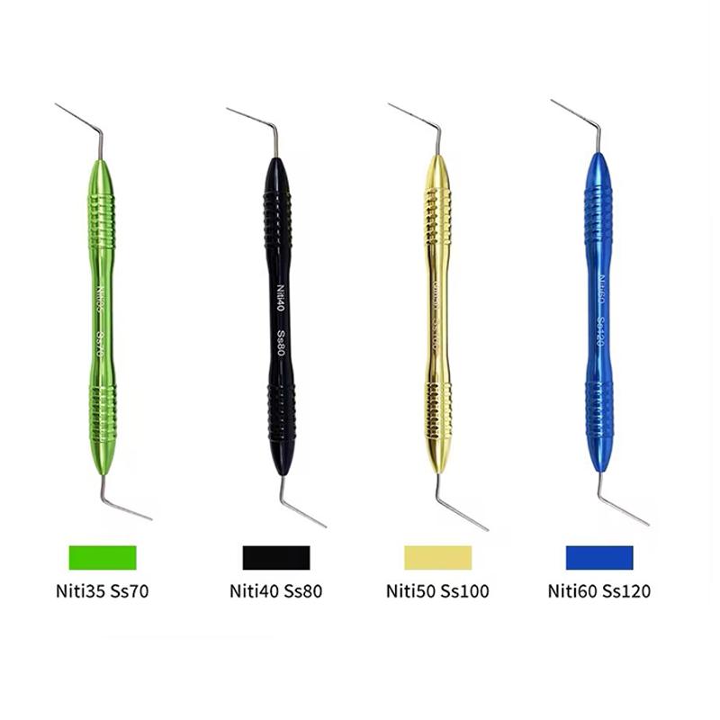 Dental Vertical Pressurizer 4 Option Endodontic Hand Plugger Tip Dental Root Canal Filling Dentist Endo Tools Instrument