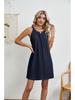 European and American Women's Sleeveless Halter Neck Beach Dress Cover-up