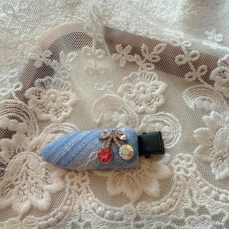 

Винтажная Мода Стразы Бант Сломанная Заколка BB Зажим Премиум Заколка для Волос на Лоб Зажим для Края Головной Убор Зажим Утконос