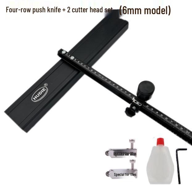 Four-Row Wheel Tile Cutter: Reinforced Stone, Rock Slab Cutting Tool