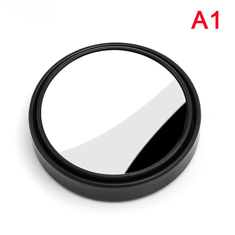 2 buc Oglindă HD din sticlă pentru unghi mort auto motocicletă 360° reglabilă unghi larg