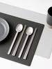 Kamomekitchen [1+1] Premium Domestically Produced Kamome Kitchen Pleated Stainless Steel Spoon, Chopsticks, and Spoon Set