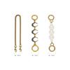 Lan Bao Fan Alloy Bag Strap Unisex Antique Gold DW-ZGA28