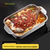 Thickened Stainless Steel Rectangular Fish Roasting Pan