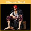 Statua in PVC di Shanks di One Piece con posa dinamica, ideale per collezionisti ed esposizione.