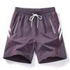 Summer Beach Pants Men's Ice Silk Loose Sports Breathable Casual Printed Shorts Nylon Five Quarter Pants Men