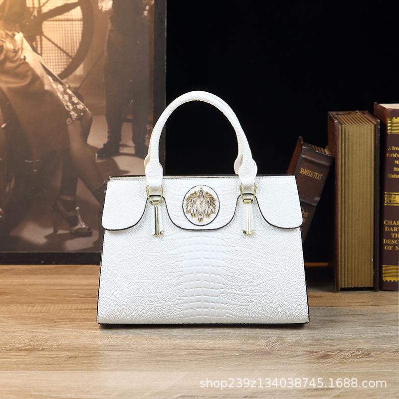 2023 New Totem Pattern Women s Bag, Large Capacity Women s Handbag, Wave Pattern Women s Leather Bag, Artistic Style