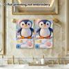 Cute Winter Penguin Bath Towel, Fluffy Absorbent Quick Dry Towel for Bathroom And Shower
