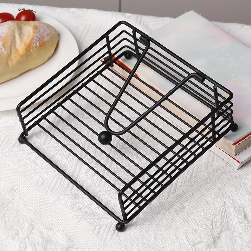 1pc Creative Square Tissue Box Holder |Open-Top Design | Durable Kitchen & Dining Decor Accessory