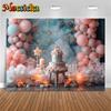 Mocsicka Cake Smash Photography Background Newborn Girl Baby Shower Birthday Portrait Decoration Backdrop Photo Studio Wallpaper