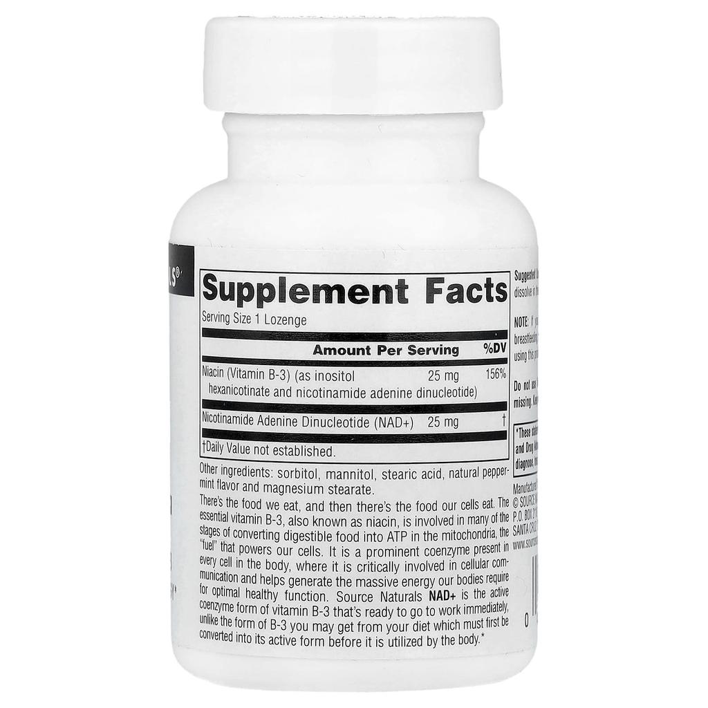 Coenzyme B-3, 25Mg, 60 Lozenges