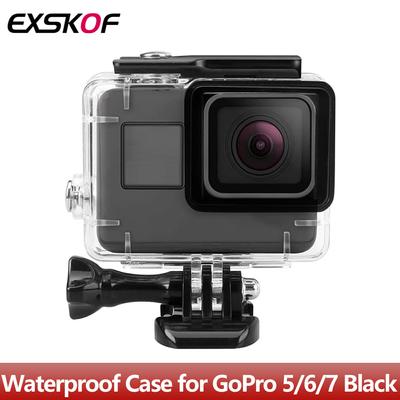 Carcasă Etanșă de Protecție Subacvatică pentru Scufundări 40 Metri pentru Cameră de Acțiune GoPro Hero 5 6 7 Black Accesorii