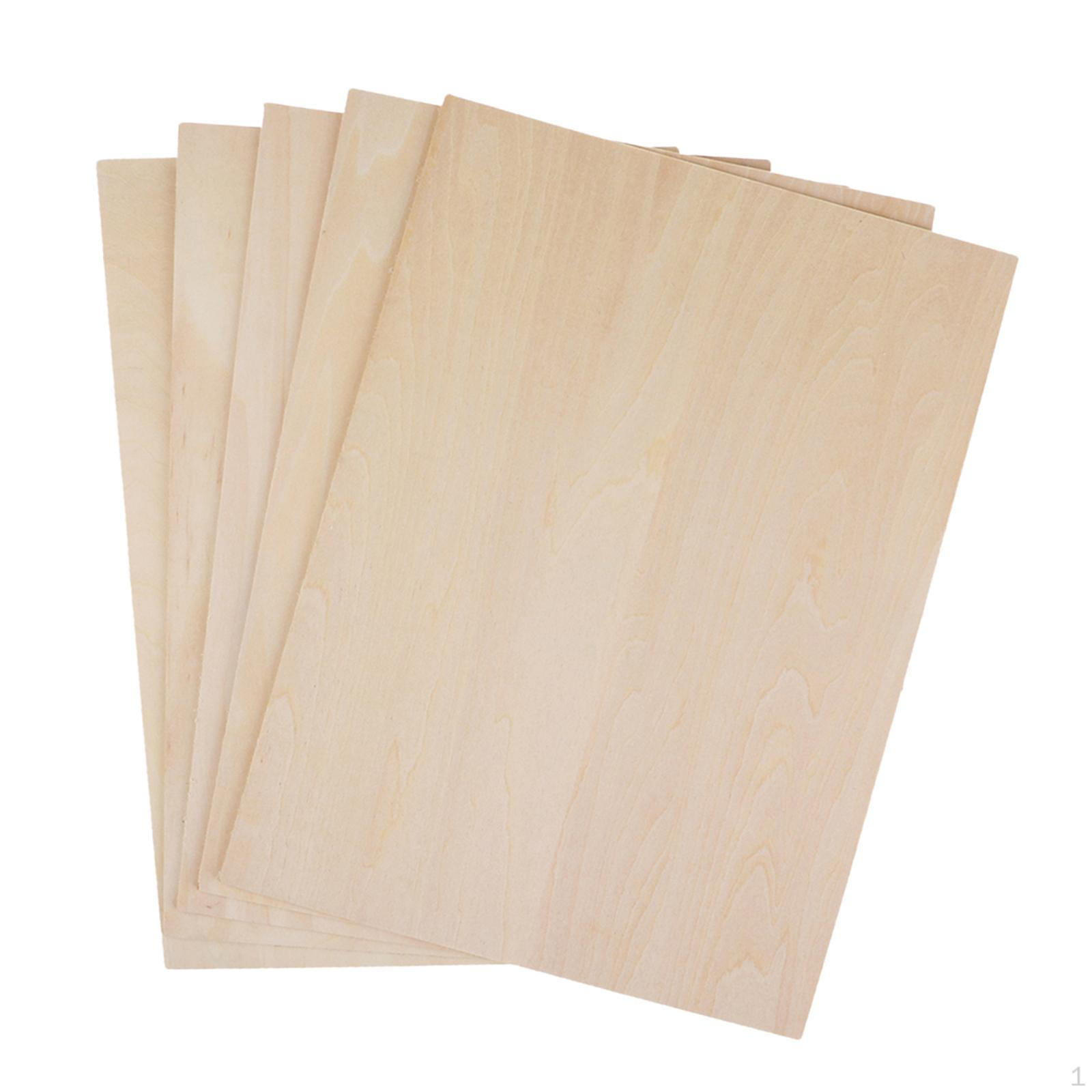 

5 шт. деревянные листы художественные ремесла тонкая доска DIY деревянная тарелка для корабля