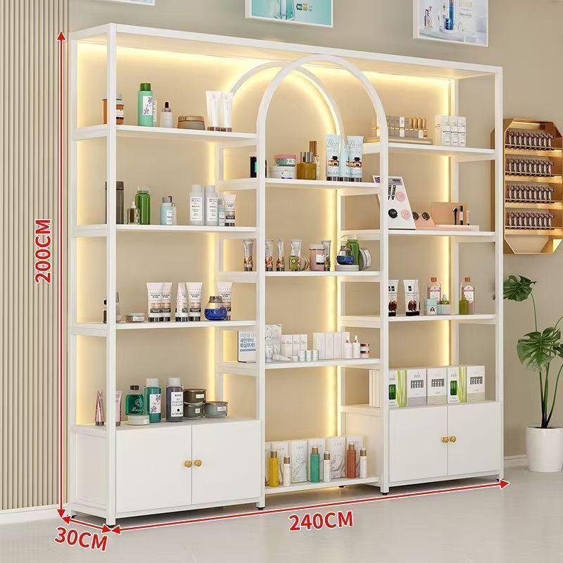 Beauty Salon Storage: Nail & Skincare Display Rack