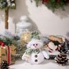 Knitted Christmas Glowing Snowman Doll Green Snowman Doll Plush Toys  Xmas Home Decor