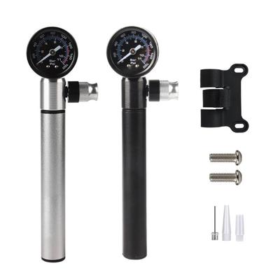 160PSI Road Bike Pump Portable Compacts Hand Air Pumps Inflator with Gauge Bicycles Tire Inflator Cycling Accessories
