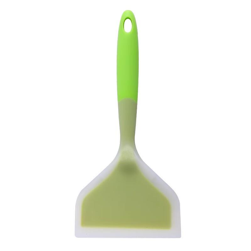 Dual-Color Transparent Silicone Frying Spatula Set