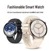 Women's Smartwatch with Round Screen, Dual Straps, Bluetooth Music, Health Features, and IP67 Waterproofing