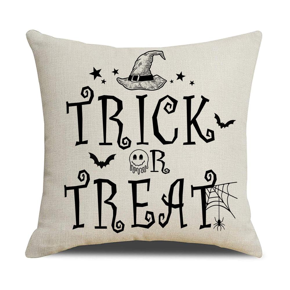 Halloween Printed Pillow Polyester Printed Home Living Room Sofa Decoration Cushion Cover Bedroom Pillow Cover