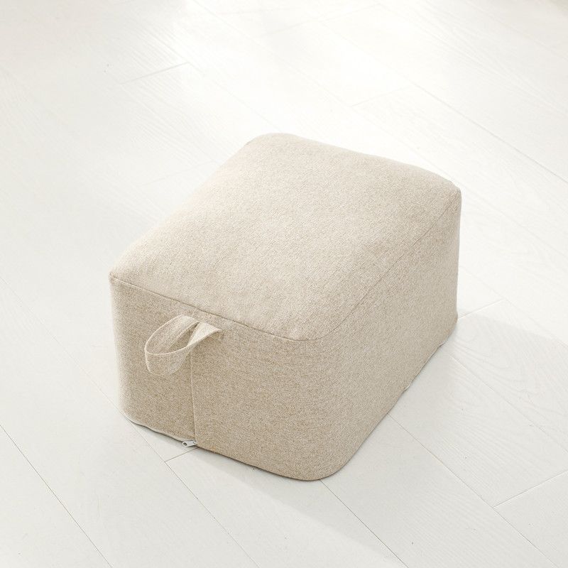 

Removable and Washable Tatami Cushion Rectangular Height Increasing Fabric Beige (rectangular) Length 40 Width 30 Height 20