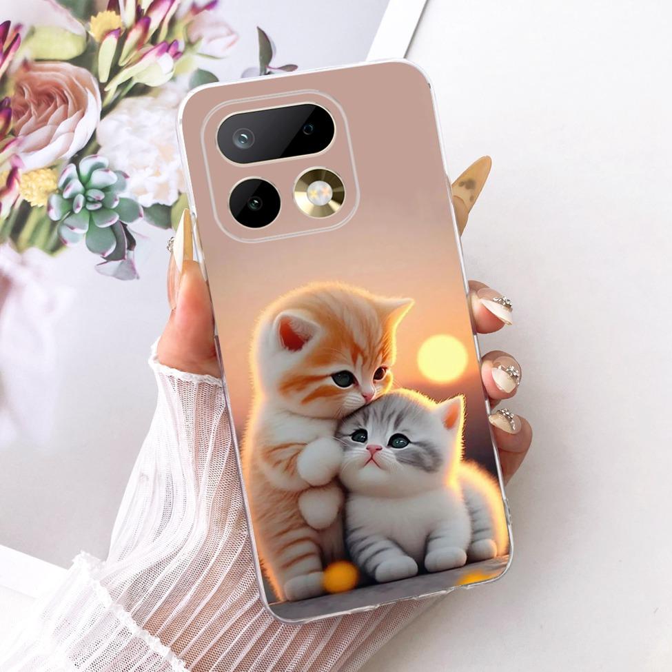 6.78'' For Realme 16Pro RMX5121 RMX5120 Case For Realme 16 Pro Cover Fashion Butterfly Cute Cat Cool Painted Soft Phone Casing
