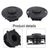 6 Piece Spool Set Bump Feed Trimmer Head Spool Cover Cap