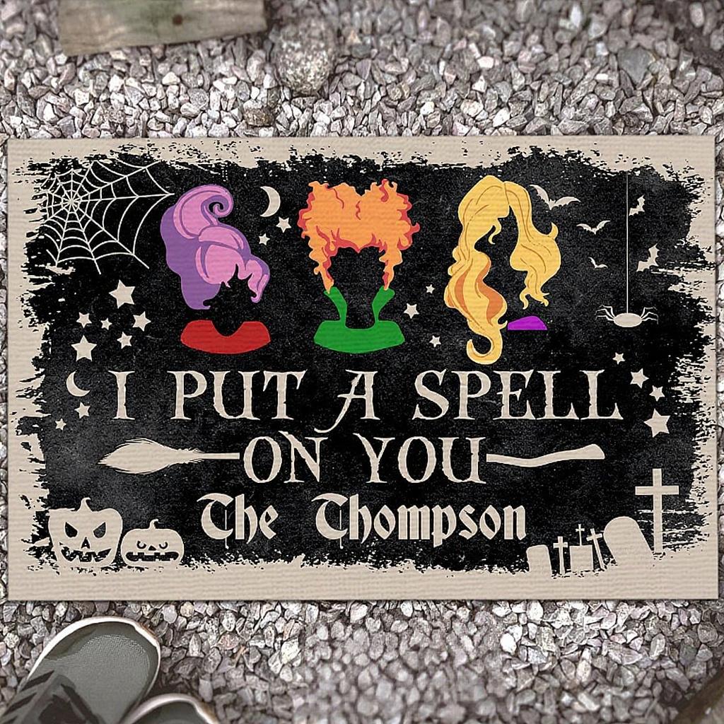 

Vintage Halloween Decorative Door Mat Carpet Rug Skull Pumpkin Bat Print Non-Slip Indoor Outdoor Home Decoration Party Supplies 40X60CM