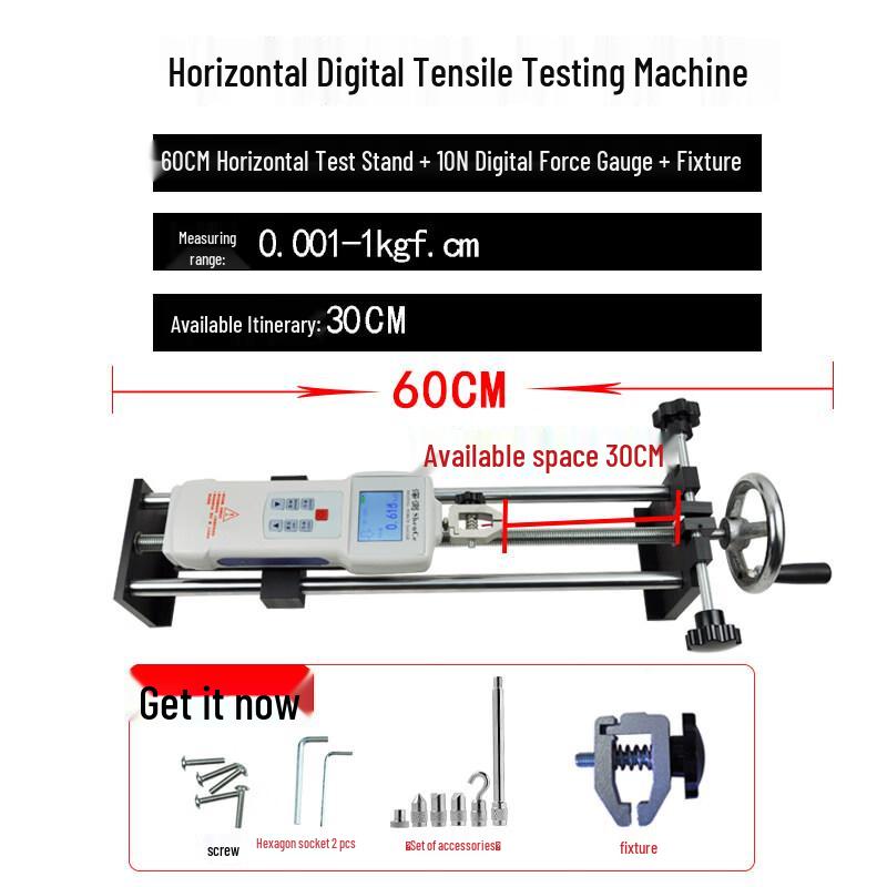 Horizontal Digital Force Gauge Tester