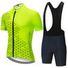 2026 New Cycling Jersey Set Classic MTB Cycling Bib Shorts Kit Reflective Custom Bike Clothes Bicycle Clothing Maillot