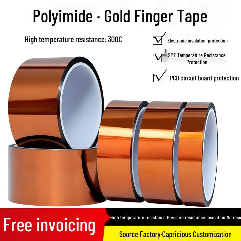 Gold Finger Heat-Resistant Insulation Tape for Circuit Boards and Mobile Repairs