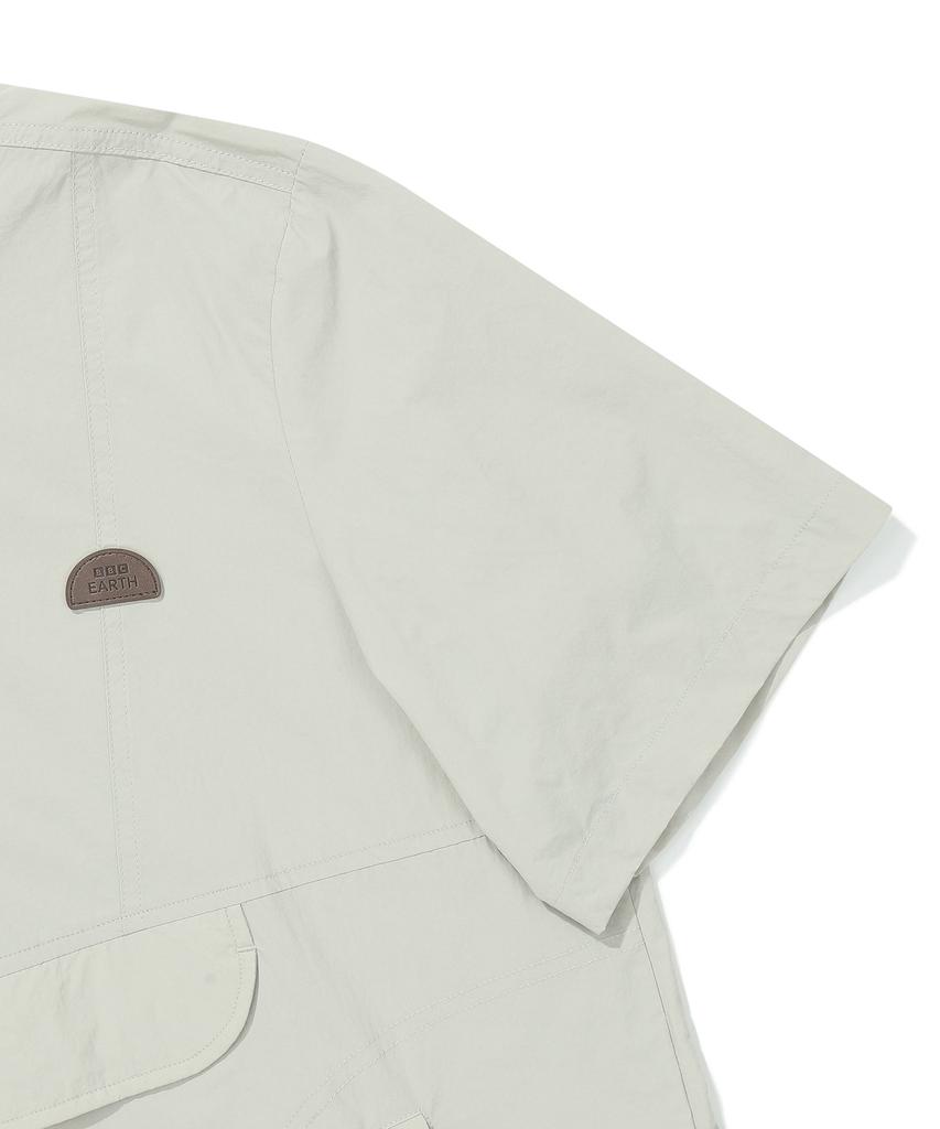 Bbc Earth Cutline Half Anorak Light Olive