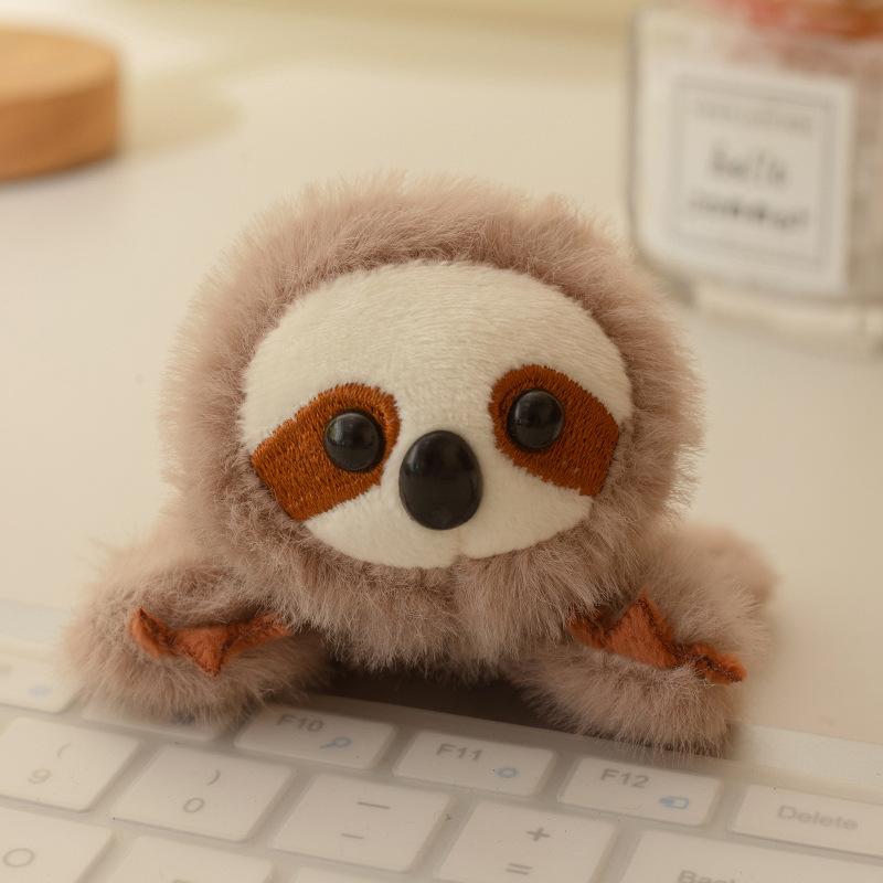 Magnet drăguț cu animal tigru iepure pentru frigider, jucărie de pluș, păpușă koala, păpușă de cârpă liniștitoare pentru copii