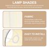 Modern Fabric Lampshade for Table Desk Floor Lamp E27 Household Light Cover Bedroom Living Room Soft Lighting Decorative Design