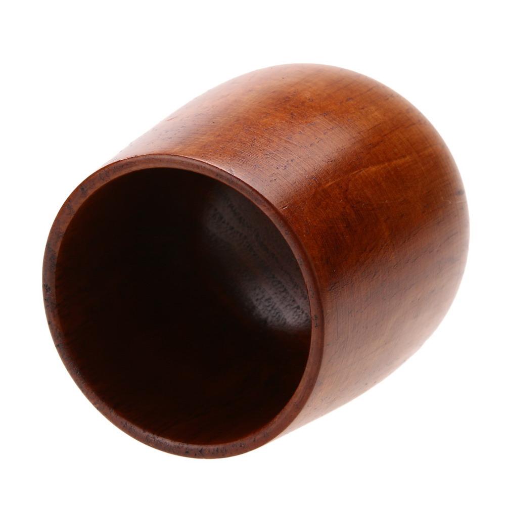 1-10PCS Coffee Cup Handmade Natural Jujube Wooden Cup Household Vintage Creative Eco-friendly Primitive Drinkware Accessories